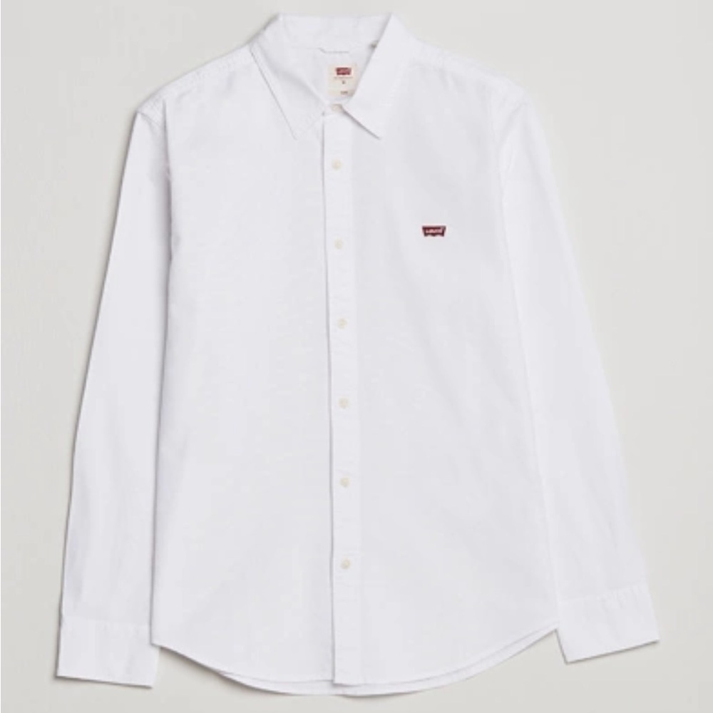NWT Mens Levi’s Slim Fit Classic Oxford Shirt Linen/Cotton Size Medium